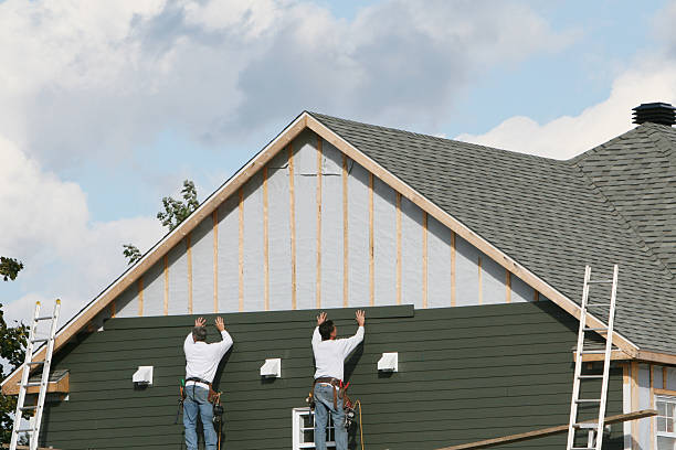 Professional Siding Replacement technician working in Little Plymouth, VA